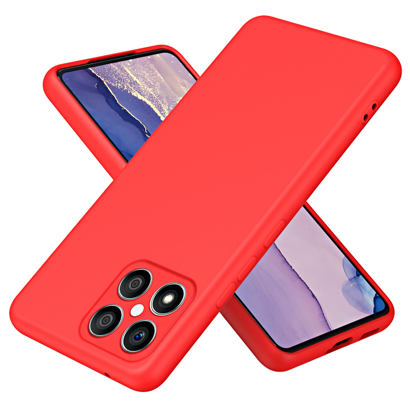 For Honor X8 4G X30i 2.2mm Thickness Shockproof Cover Fiber Lining Rubberized Soft TPU Anti-scratch Phone Case For Honor X8 4G X30i 2.2mm Thickness Shockproof Cover Fiber Lining Rubberized Soft TPU Anti-scratch Phone Case